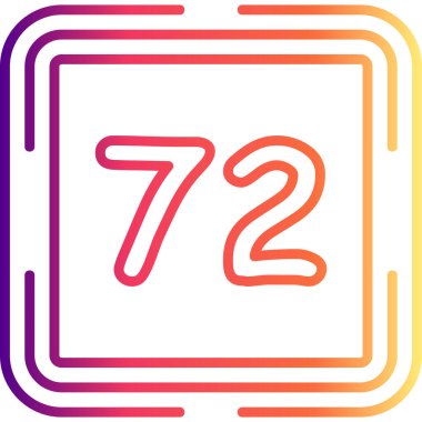 72 Web simgesi vektör illüstrasyonu