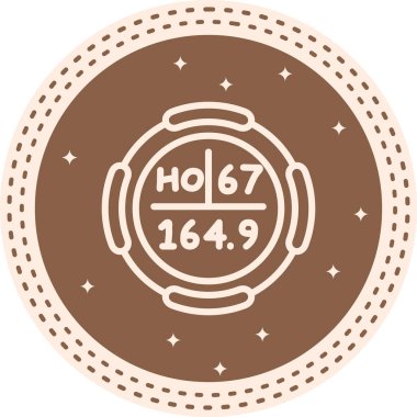 Holmiyum sembolü, periyodik tablonun kimyasal elementi, vektör simgesi