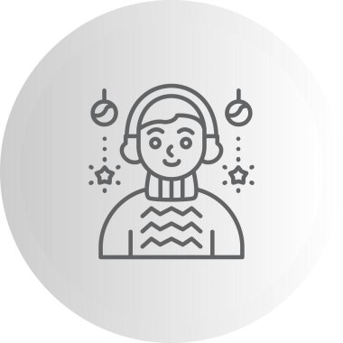 erkek avatar simgesi, vektör illüstrasyonu basit tasarım