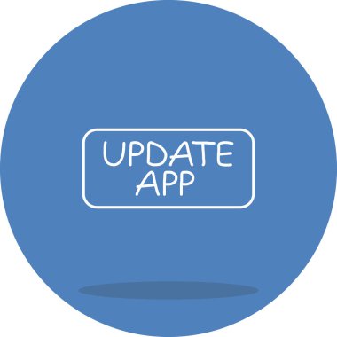 Basit güncelleme simgesi, vektör çizimi