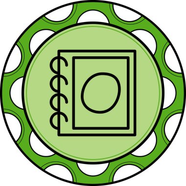 Küçük Harf O web simgesi vektör çizimi