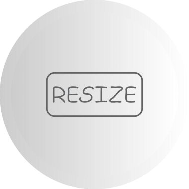 Web simgesi vektör resimlemesini yeniden boyutlandır