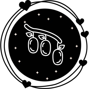 Zeytin Yaratıcı Modern Düz Vektör Tasarımı