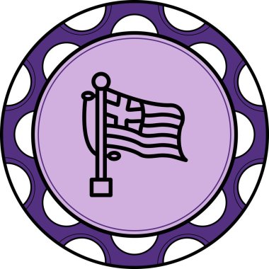 Yunanistan 'ın ulusal bayrağı, simge tasarım elementi