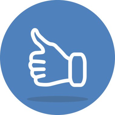 Beyaz Arkaplanda İzole Edilmiş Modern Satır Simgesi Başparmakları  