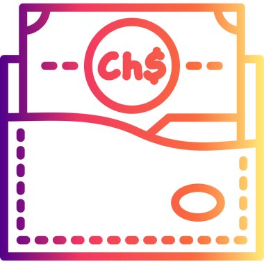 Wallet icon, vector illustration simple design