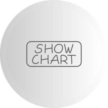 Grafik web simgesi vektör çizimini göster