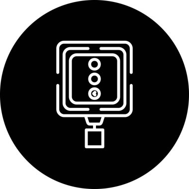 Sola Dön Sinyal Biçimli Markalaştırma Vektörü Özelliği