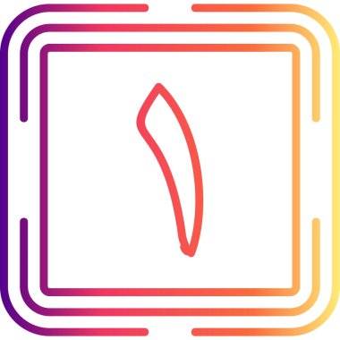 Urduca Bir düğmesi. Uygulamalar için basit simge