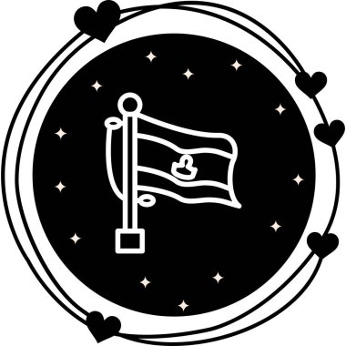 national flag of Lesotho, icon design element