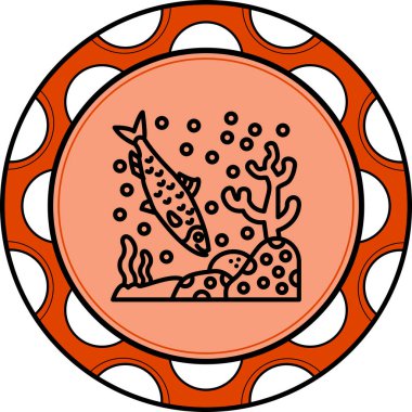 Ringa ağ simgesi vektör illüstrasyonu