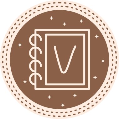 Küçük Harf V Biçimli Markalaştırılmış Vektör Özelliği