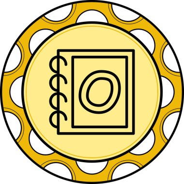 Büyük harf O web simgesi vektör illüstrasyonu