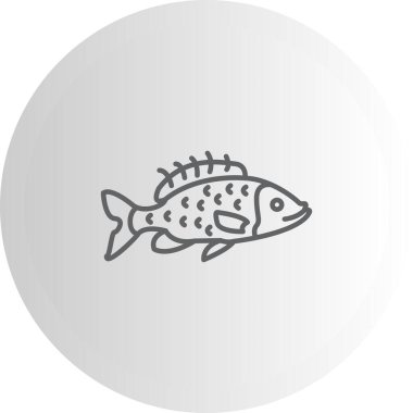 Bream web simgesi vektör illüstrasyonu