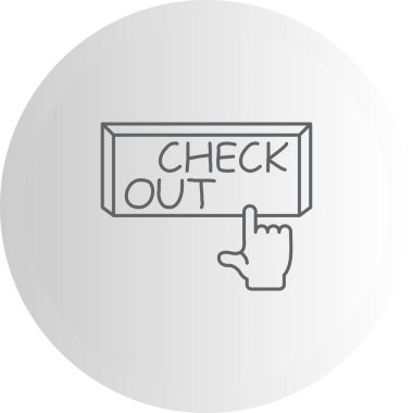 Dikkat et Parmak Tuşu Yaratıcı Yüksek Çözünürlüklü Grafik Elementi