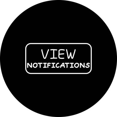 Bildirimleri Görüntüle Simge Tasarımı