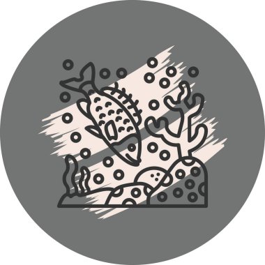 Bream web simgesi vektör illüstrasyonu