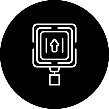 Orta Yol Sadece Gelişmiş Minimum Arayüz Tasarımı Elemanı