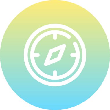 Pusula aracı gezinme web simgesi