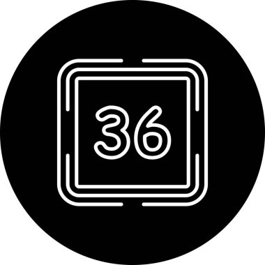 36 Web simgesi vektör illüstrasyonu