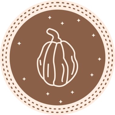 Patates Kabağı Modern Dijital Sanat Nesnesi