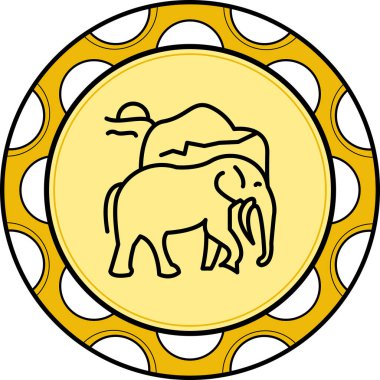 Fil ikonu vektör çizimi