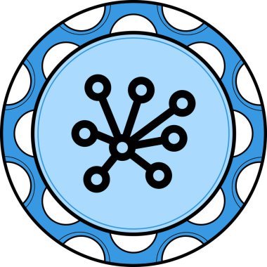 Ağ simgesi vektör illüstrasyon tasarımı