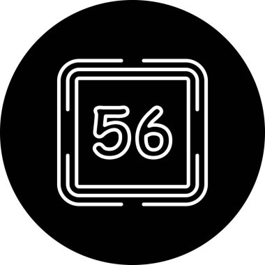 56 Web simgesi vektör illüstrasyonu