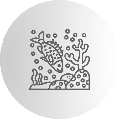 Bream web simgesi vektör illüstrasyonu