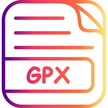 GPX Dosyası Profesyonel Asgari Yaratıcı Grafik Nesnesi