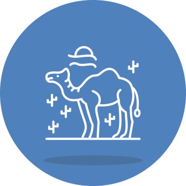 Deve Simgesi Vektör tasarımı