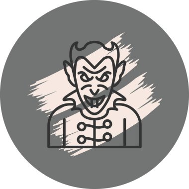 Vampir Yüksek Kaliteli Ölçeklenebilir Vektör İllüstrasyonu