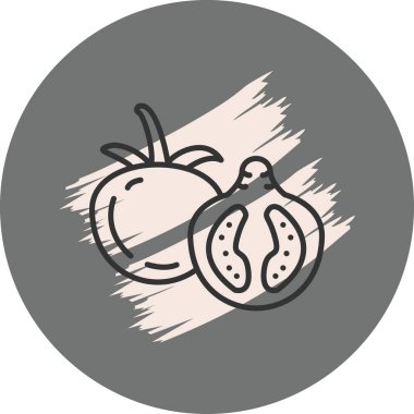 Domates Profesyoneli Yenilikçi Düz Tasarım Düzeni