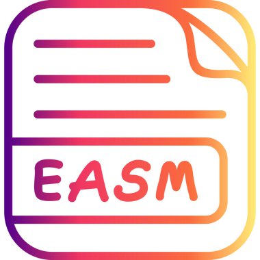 EASM Dosyası Modern Dijital Sanat Nesnesi