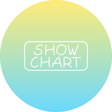 Grafik web simgesi vektör çizimini göster