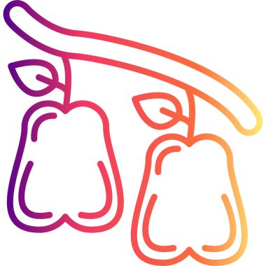 Gül Elması Entellektüel Temiz Ürün Grafik Şekli