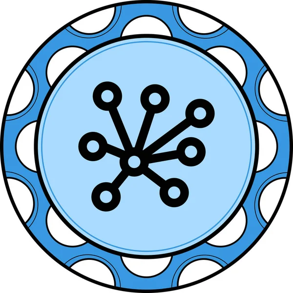 Ağ simgesi vektör illüstrasyon tasarımı