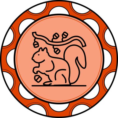 Sincap simgesi vektör çizimi tasarımı