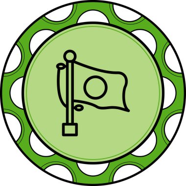 Japonya simgesinin ulusal bayrağı, tasarım ögesi