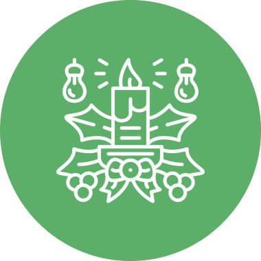 mum ağ ikonu vektör illüstrasyonu