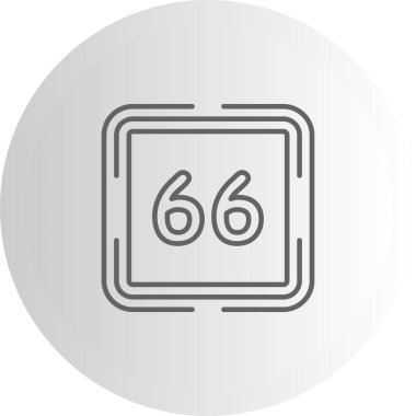 Altmış altı web simgesi vektör illüstrasyonu