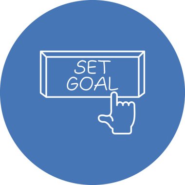 Hedef Web simgesi vektör illüstrasyonunu ayarla