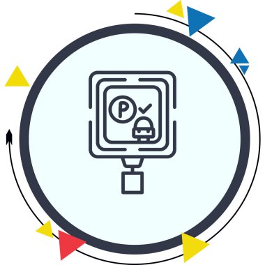 Acil Park Sadece Profesyonel Asgari Yaratıcı Grafik Nesnesi