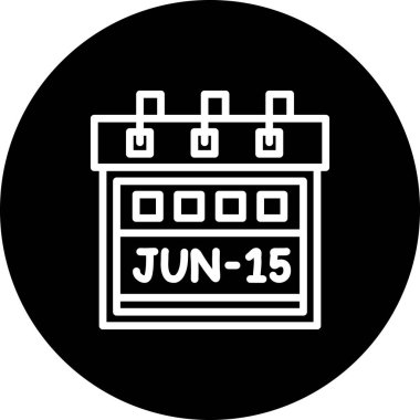 15 Haziran Premium Çağdaş Düz Vektör Özelliği