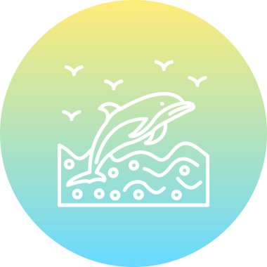 yunus web simgesi vektör illüstrasyonu