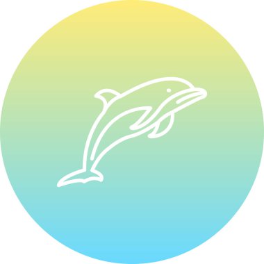 yunus web simgesi vektör illüstrasyonu