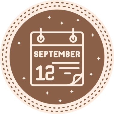 12 Eylül Dengeli Profesyonel Markalaşma Grafik Sembolü