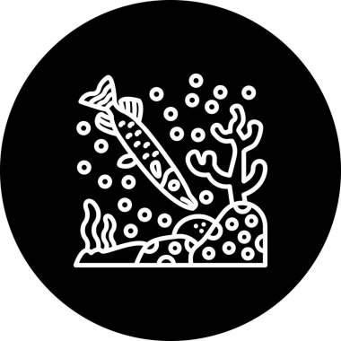 Kuzey Pike simge vektör illüstrasyon tasarımı