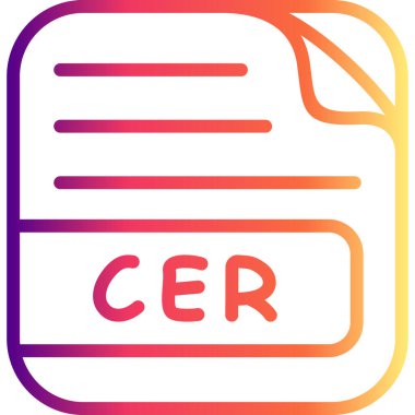 CER Dosyası Eşsiz Düz Dijital Nesne Tasarımı