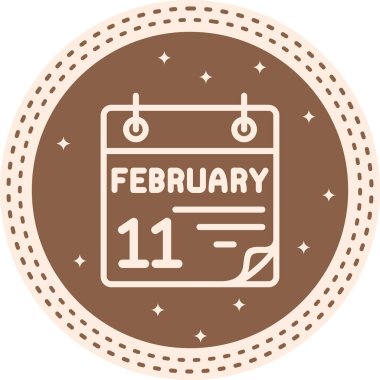 11 Şubat Profesyonel Yenilikçi Düz Tasarım Düzeni